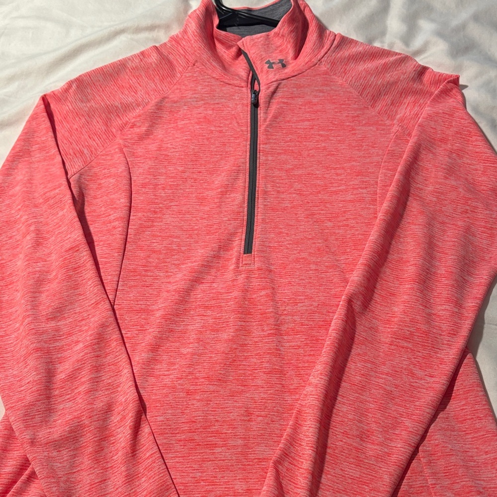 Under Armour Coral Zip-Up Sweater
